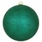 Christmas by Krebs Glitter Emerald Green Shatterproof Christmas Ball Ornament 8" (200mm)